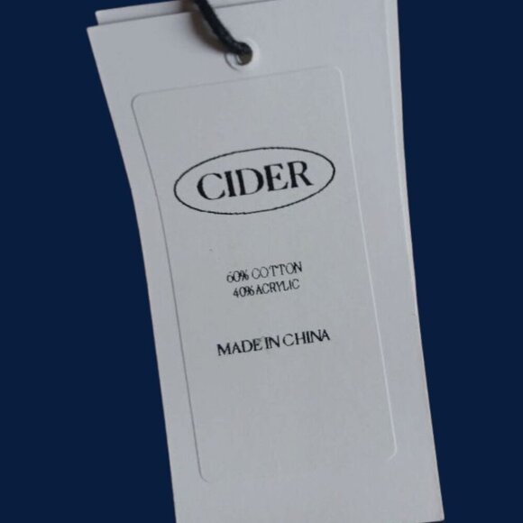 Cider Knitted Crop Top With Floral Embroidery Size Large - Picture 3 of 8